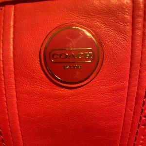 Hot pink coach purse